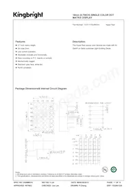 TC07-11SURKWA Datasheet Cover