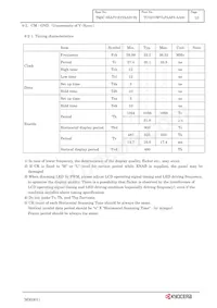 TCG070WVLPAAFA-AA00 Datasheet Pagina 13