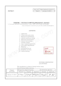 TCG070WVLPEANN-AN20 Datenblatt Cover