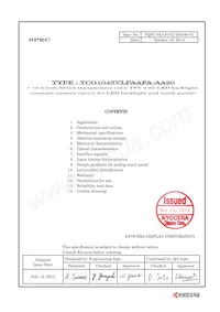 TCG104SVLPAAFA-AA20 Datasheet Cover