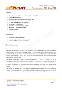 TCW-Q1LAA-FCQ Datasheet Page 2