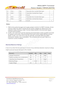 TCW-Q1LAA-FCQ Datasheet Page 6