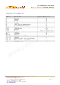 TCW-Q1LAA-FCQ數據表 頁面 11