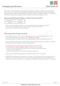 TDN1101W-TR Datasheet Page 13