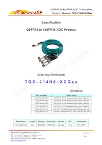 TQS-214H8-XCQ10 Datasheet Cover