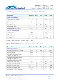 TSD-S1KH1-A1G Datasheet Pagina 3