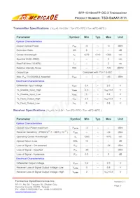 TSD-S2AA1-H11 Datasheet Page 3