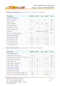 TSD-S2AA1-M11 Datasheet Page 3