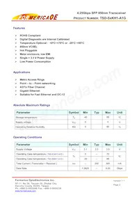 TSD-S6KH1-A1G Datasheet Pagina 2