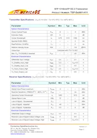 TSP-S2AA1-H11 Datasheet Page 3