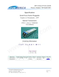 TSP-S2AA1-M11 Datenblatt Cover