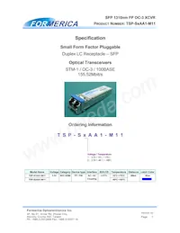 TSP-S2AA1-M11 Datasheet Copertura