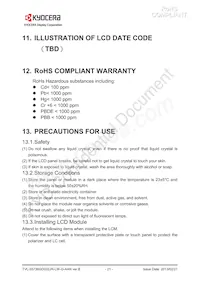 TVL-55736GD032JR-LW-G-AAN Datasheet Pagina 21