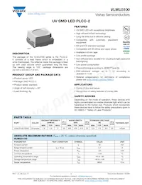 VLMU3100-GS08 Datasheet Cover