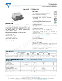 VLMU3100-GS08 데이터 시트 표지