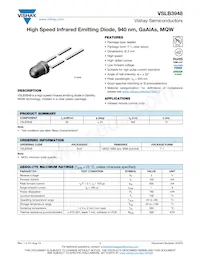 VSLB3948 Datasheet Cover