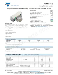 VSMB14940 Datasheet Copertura