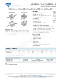 VSMG285011RG Datasheet Cover