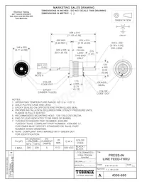 4306-680LF 데이터 시트 표지