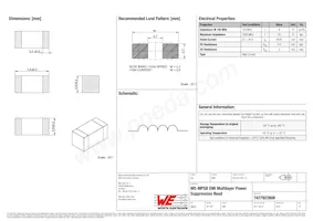 7427922808 Datasheet Cover