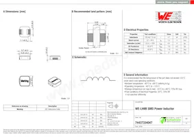 74437334047 Datasheet Cover