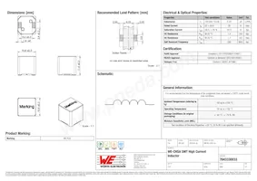 7843330033 Datasheet Cover