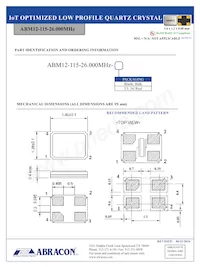 ABM12-115-26.000MHZ-T3 데이터 시트 페이지 2