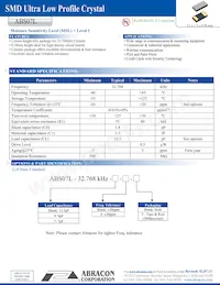 ABS07L-32.768KHZ-T Datasheet Cover