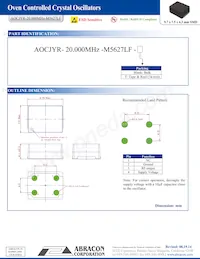 AOCJYR-20.000MHZ-M5627LF-T Datasheet Page 3