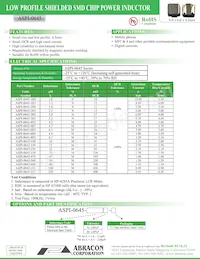 ASPI-0645-6R8M-T Datasheet Cover