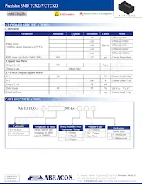 AST3TQ53-V-12.800MHZ-5-SW Datasheet Pagina 2