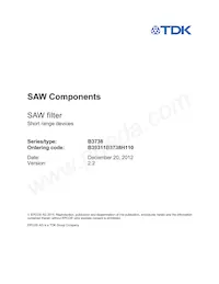 B39311B3738H110 Datasheet Page 3