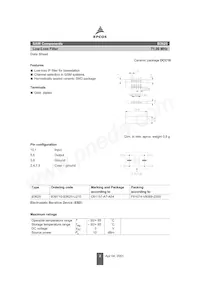 B39710B3625U210 Datasheet Pagina 2