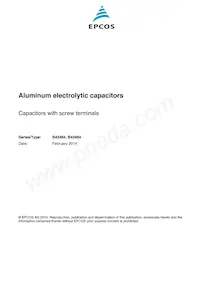 B43484A9129M000 Datasheet Copertura