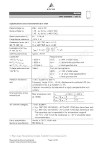 B43508A5687M000 Datasheet Pagina 3