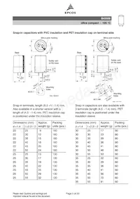 B43508A5687M000 Datasheet Page 5