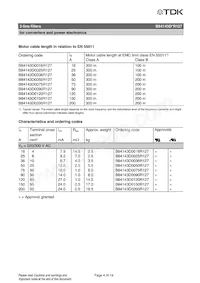 B84143D0200R127 Datasheet Page 4