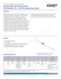 C410C104K5R5TA91707200 Datasheet Cover