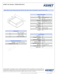 CBR05C180JAGAC Datasheet Copertura