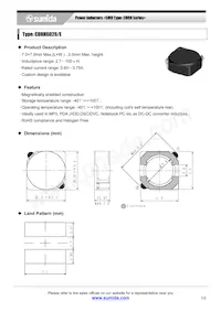 CDRH6D28EHF-5R6NC Datasheet Cover