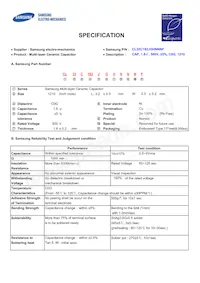 CL32C182JGHNNNF Datasheet Cover