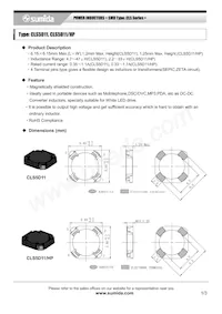 CLS5D11HPNP-100NC Datasheet Cover