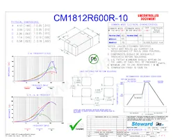 CM1812R600R-10 Datasheet Cover