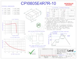 CPI0805E4R7R-10 Datasheet Cover