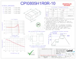 CPI0805H1R0R-10 Datenblatt Cover