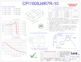 CPI1008J4R7R-10 Datasheet Copertura