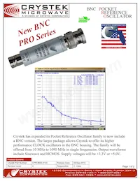 CPROBS5-0100 Datasheet Cover