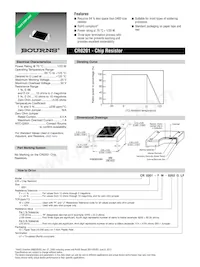 CR0201-FW-9092GLF Datasheet Cover