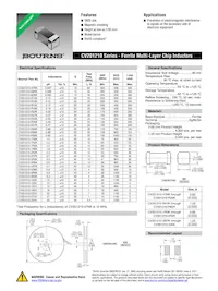 CV201210-3R9K Datasheet Copertura