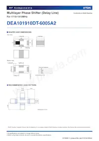 DEA101910DT-6005A2數據表 頁面 2
